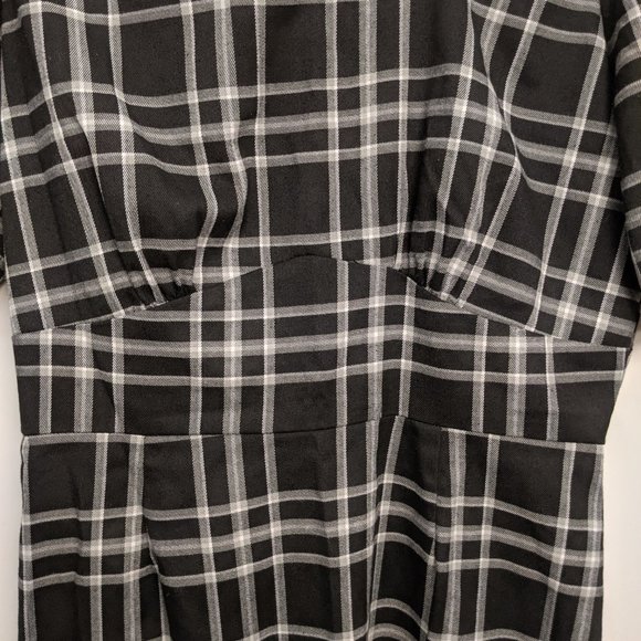 Stop Staring Plaid Wiggle Dress - Picture 4 of 5